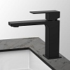 Смеситель для раковины Vincea Куб (Cube), черный, VBF-1C01MB