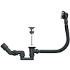 Слив-перелив для ванны Vincea VBT-2A/VBT-2B/VBT-2G/VBT-2S, серый, DU-OV