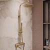 Душевая система Vincea Линеа (Linea), брашированное золото, VSFS-4LN1BG