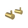Комплект одинарных крючков IDDIS Petite, матовое золото (PET2G02i41)