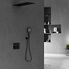 Душевая система встраиваемая Vincea, черный, VSFW-401TMB