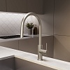 Смеситель для кухни Vincea Сити (City), брашированный никель, VKF-2C1BN